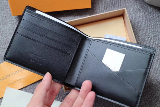Leather Wallet Card With BOX
