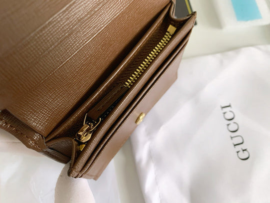 Fashion zipper wallet Holder + With BOX