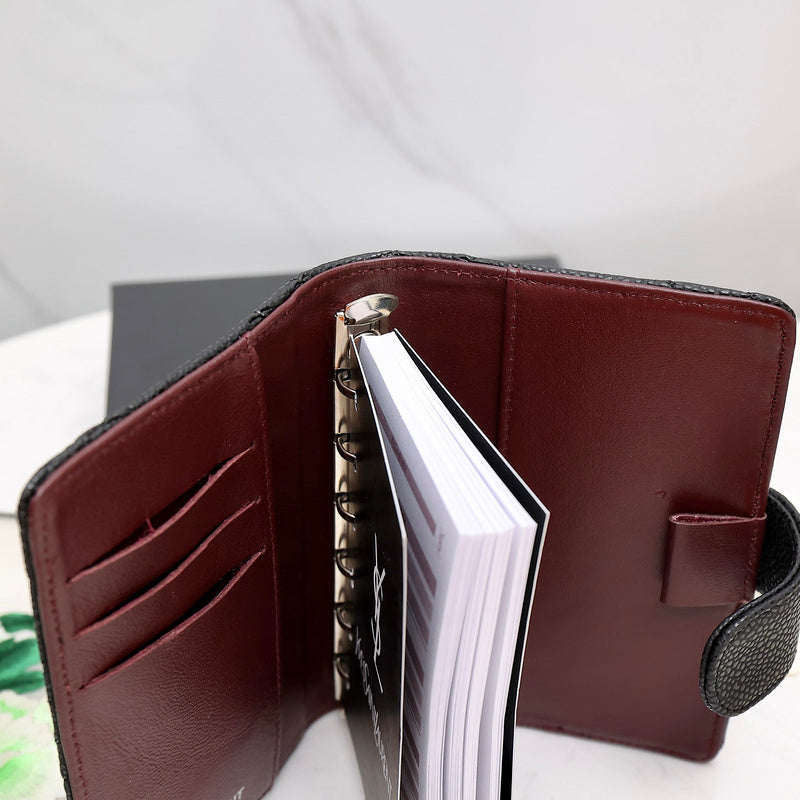 leather wallet Bag with box
