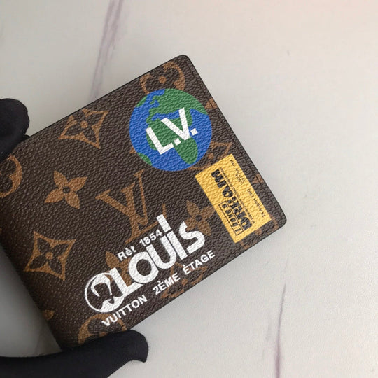 Leather ID Wallet Card