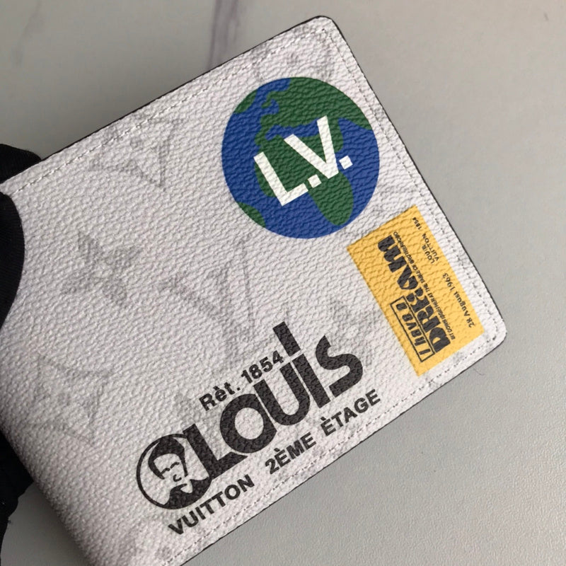 Leather ID Wallet Card