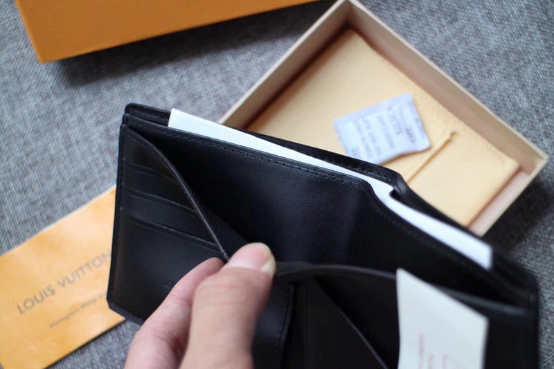 Leather Wallet Card With BOX