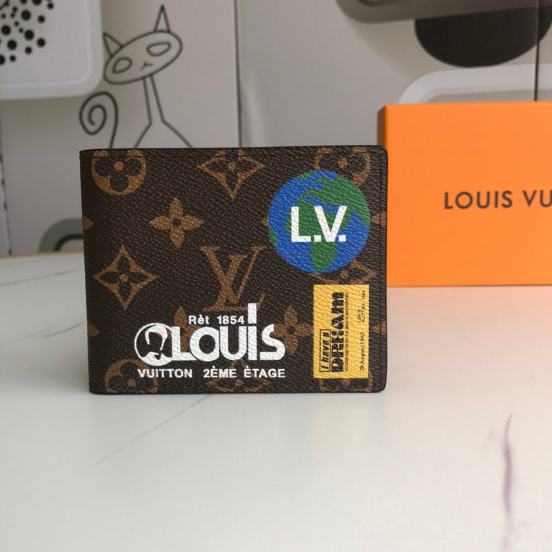 Leather ID Wallet Card