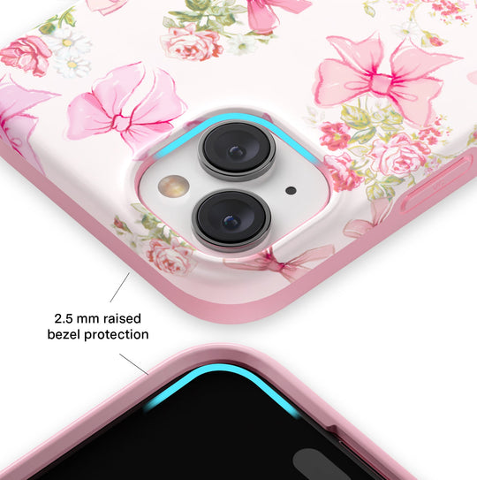 Posie Pink Bow iPhone Case – Cute Aesthetic Phone Cover