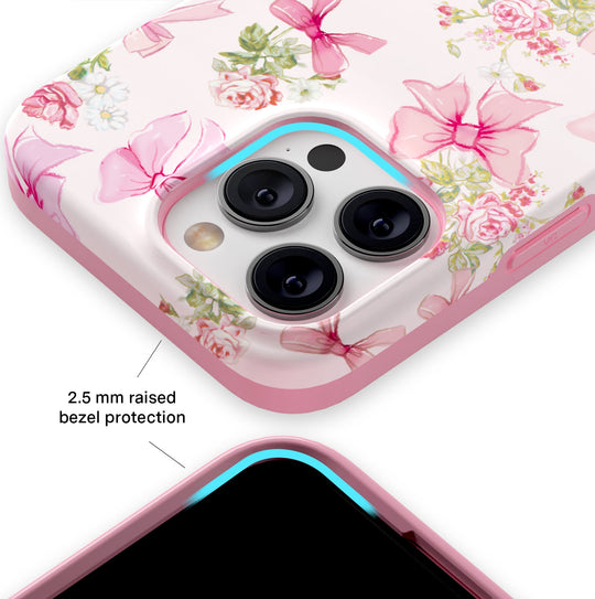 Posie Pink Bow iPhone Case – Cute Aesthetic Phone Cover