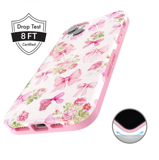 Posie Pink Bow iPhone Case – Cute Aesthetic Phone Cover