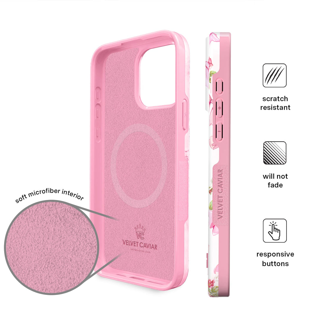 Posie Pink Bow iPhone Case – Cute Aesthetic Phone Cover