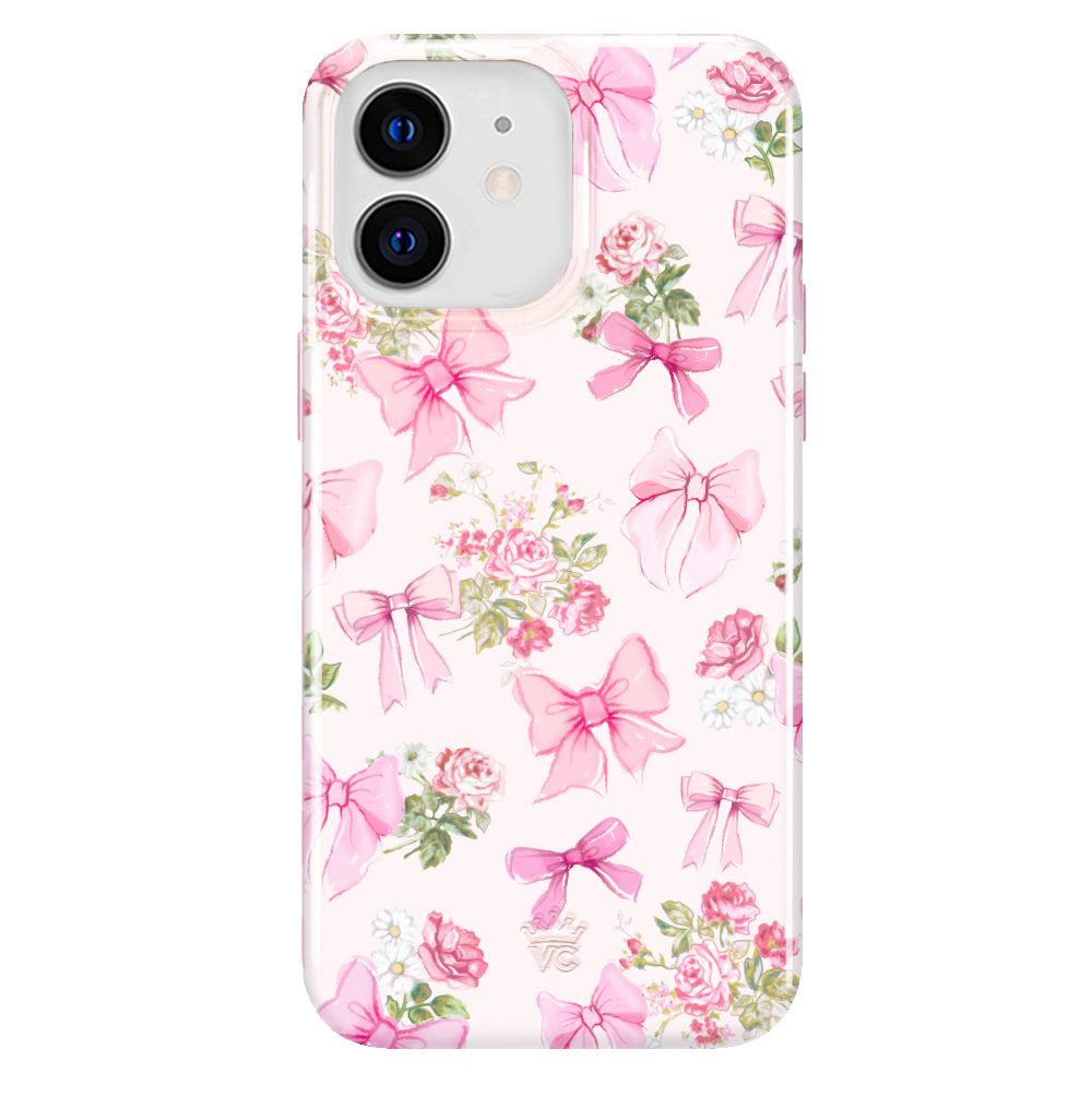 Posie Pink Bow iPhone Case – Cute Aesthetic Phone Cover