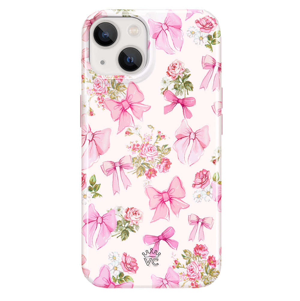 Posie Pink Bow iPhone Case – Cute Aesthetic Phone Cover