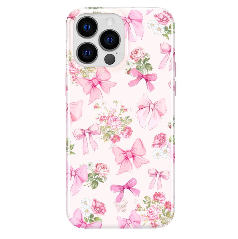Posie Pink Bow iPhone Case – Cute Aesthetic Phone Cover