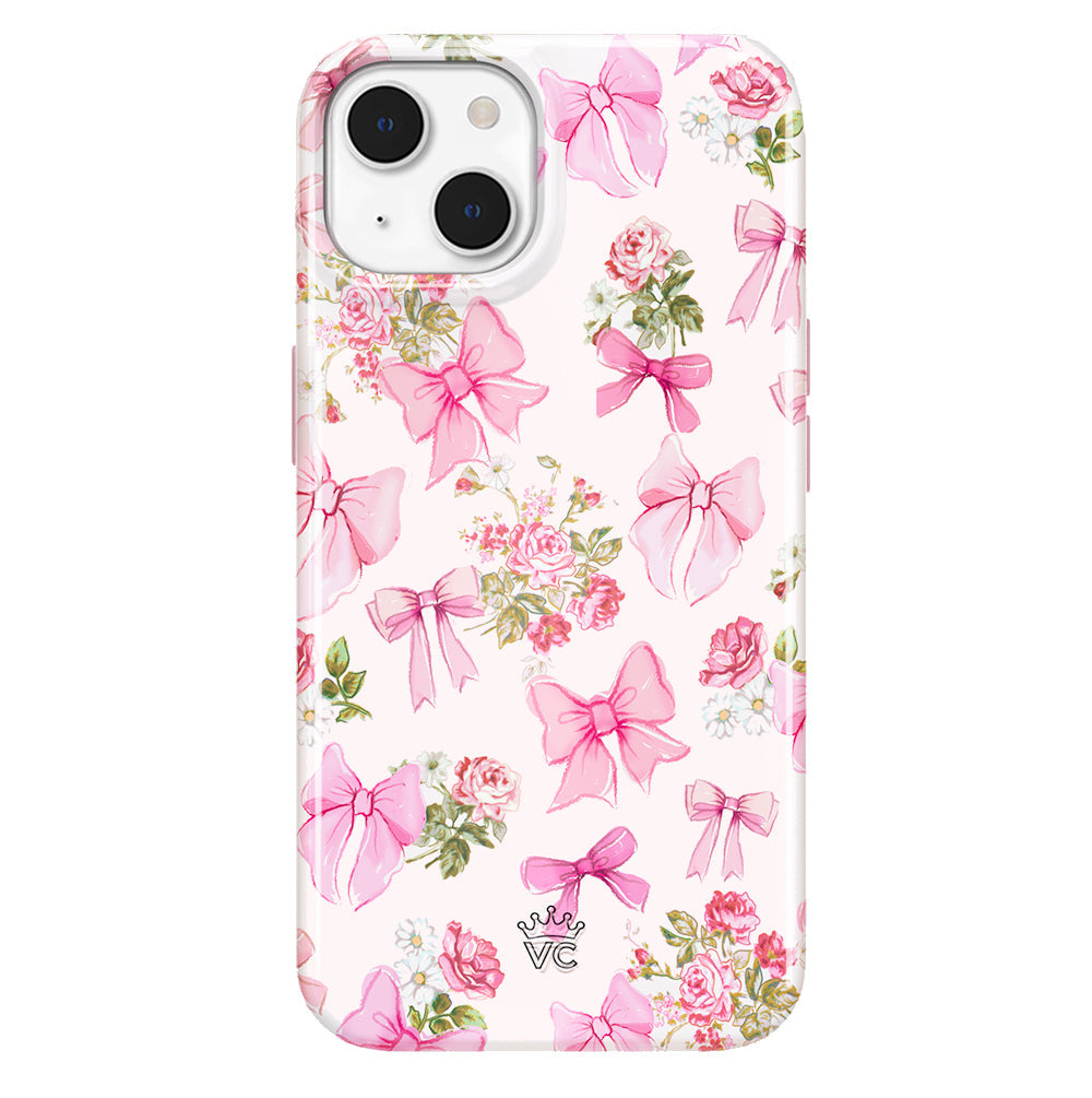 Posie Pink Bow iPhone Case – Cute Aesthetic Phone Cover