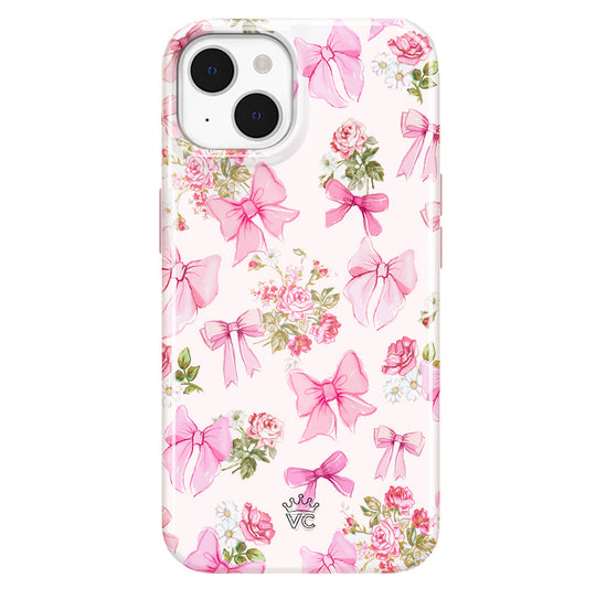 Posie Pink Bow iPhone Case – Cute Aesthetic Phone Cover