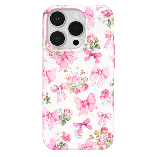 Posie Pink Bow iPhone Case – Cute Aesthetic Phone Cover