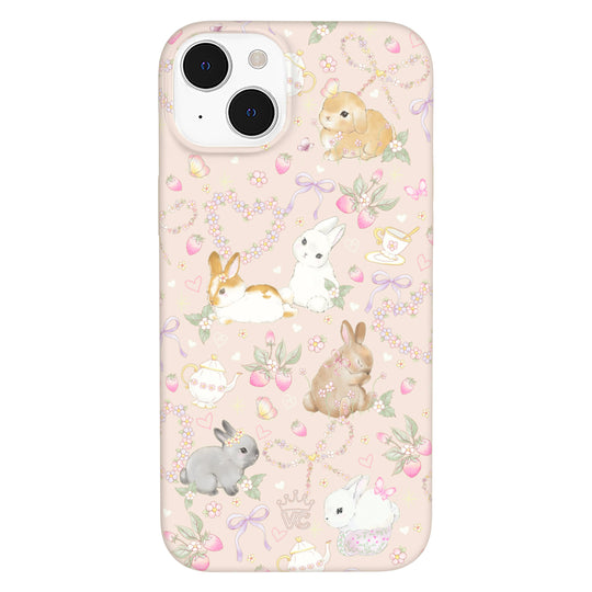Bunnies & Bows iPhone Case – Trendy Protective Phone Cover