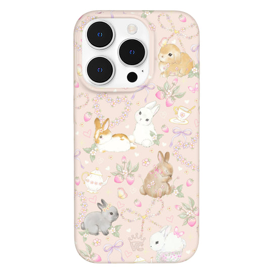 Bunnies & Bows iPhone Case – Trendy Protective Phone Cover