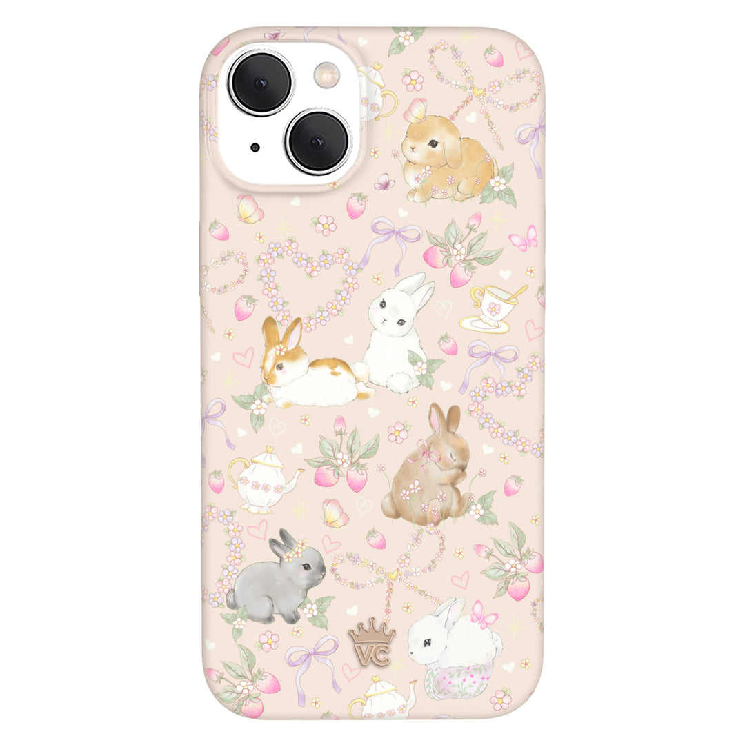 Bunnies & Bows iPhone Case – Trendy Protective Phone Cover