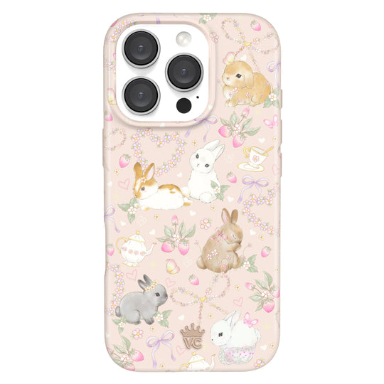 Bunnies & Bows iPhone Case – Trendy Protective Phone Cover