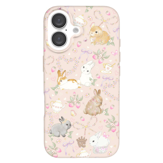 Bunnies & Bows iPhone Case – Trendy Protective Phone Cover