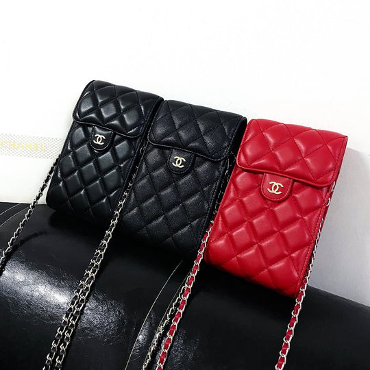 Luxury Genuine Leather Crossbody Phone Bag Elegant Tote Bag