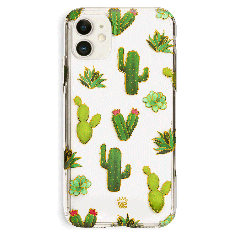 Cactus iPhone Case – Luxury Aesthetic Phone Cover