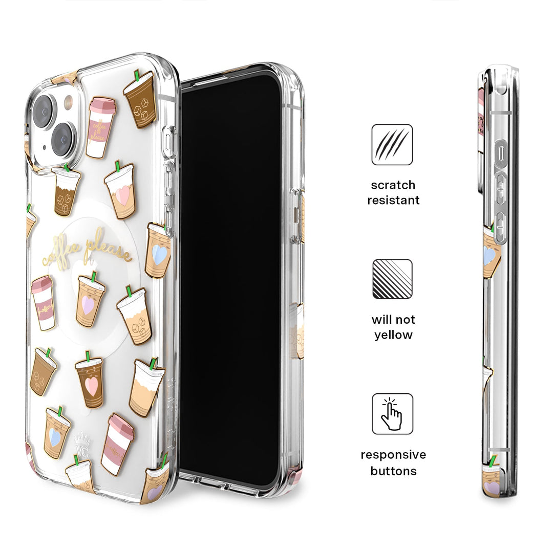 Coffee First iPhone Case – Stylish Slim Phone Cover