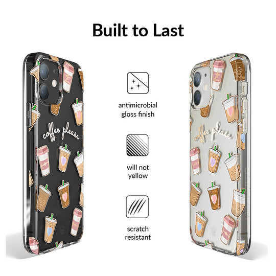 Coffee First iPhone Case – Stylish Slim Phone Cover