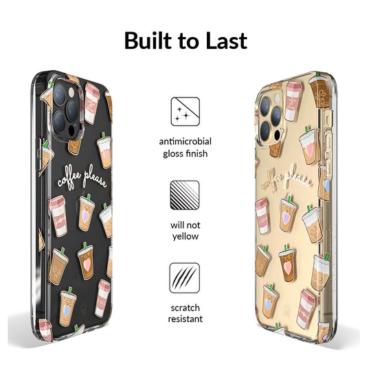 Coffee First iPhone Case – Stylish Slim Phone Cover