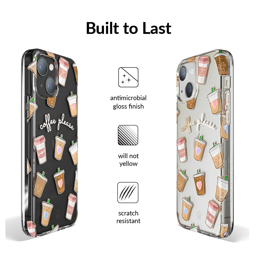 Coffee First iPhone Case – Stylish Slim Phone Cover