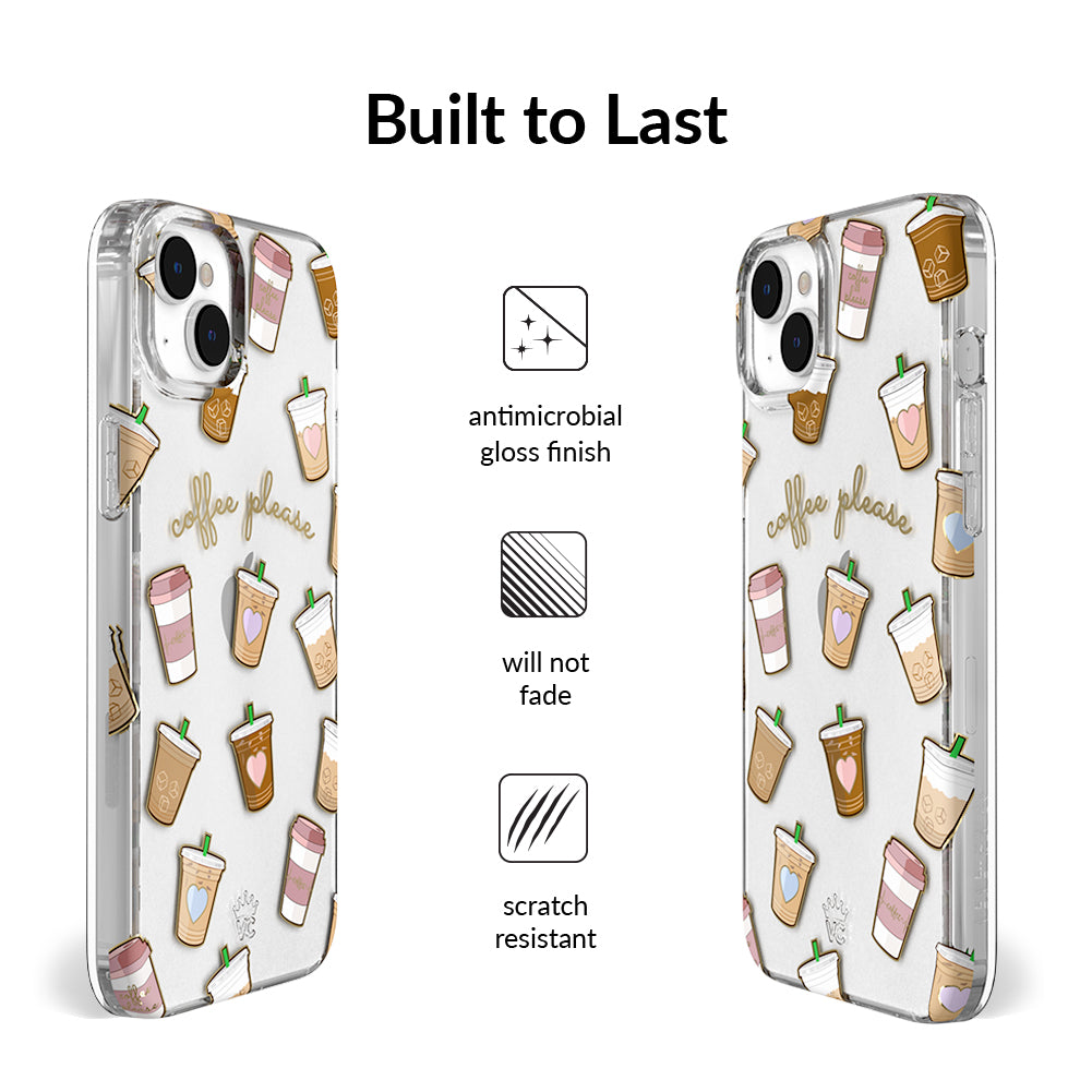 Coffee First iPhone Case – Stylish Slim Phone Cover