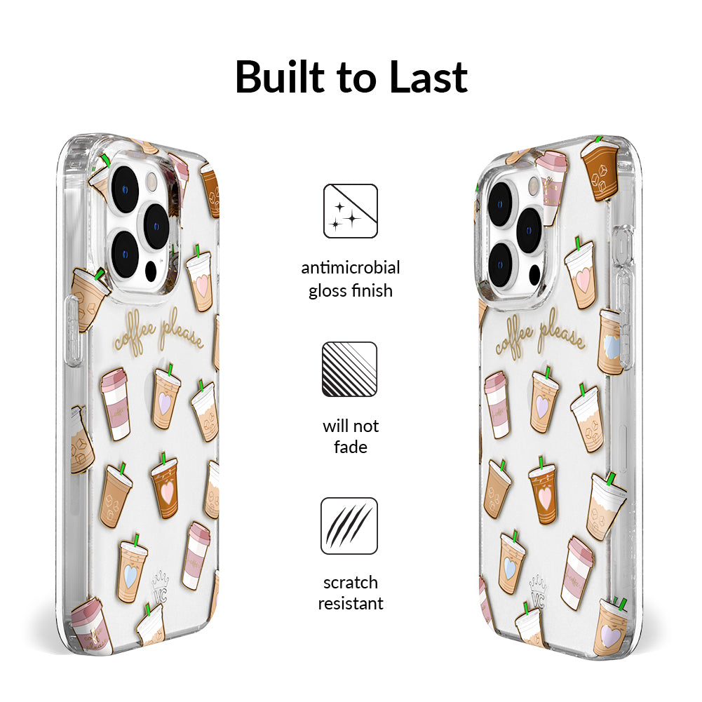 Coffee First iPhone Case – Stylish Slim Phone Cover