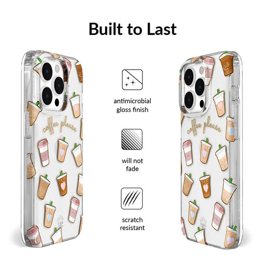 Coffee First iPhone Case – Stylish Slim Phone Cover