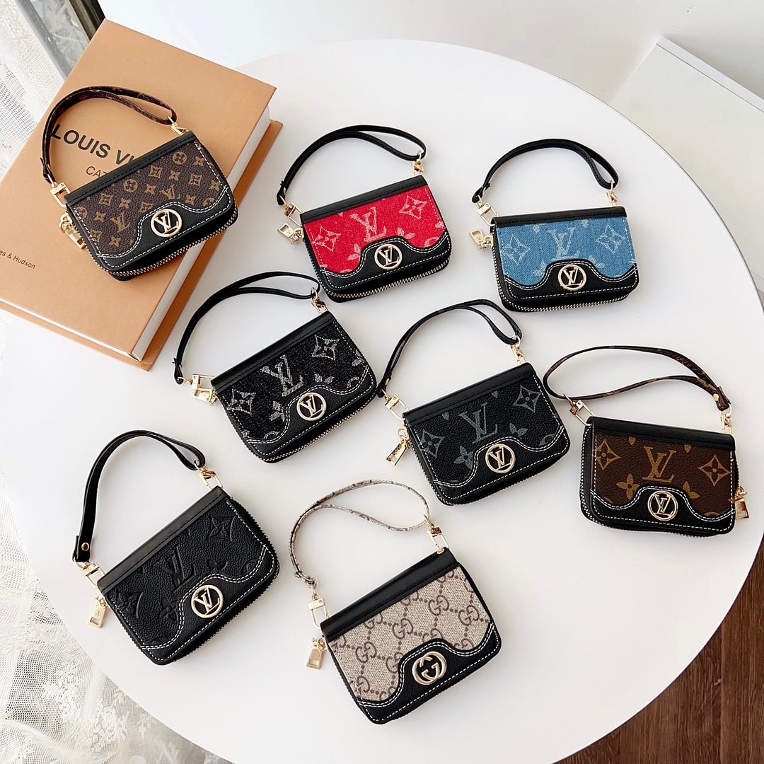 Mini Handbag Zip Wallet Card Holder Leather Coin Purse