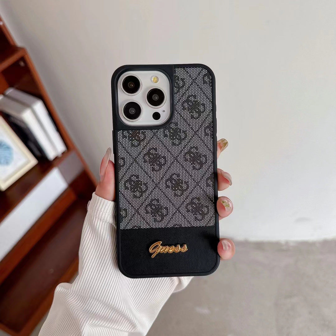 Stylish Lux Monogram Phone Cases in Assorted Colors