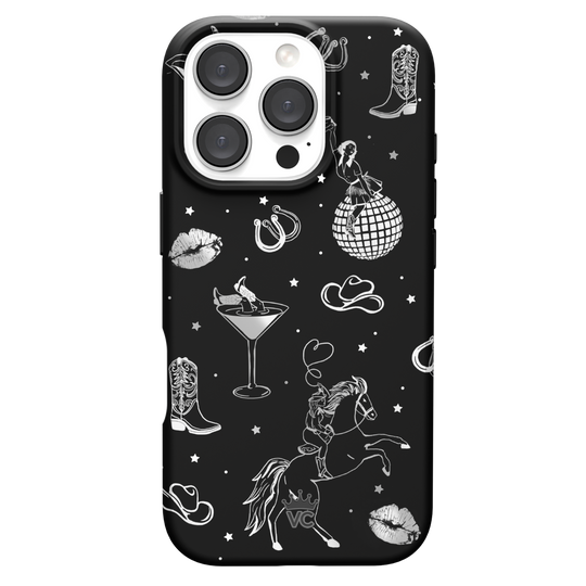 Disco Cowgirl iPhone Case – Trendy Protective Phone Cover