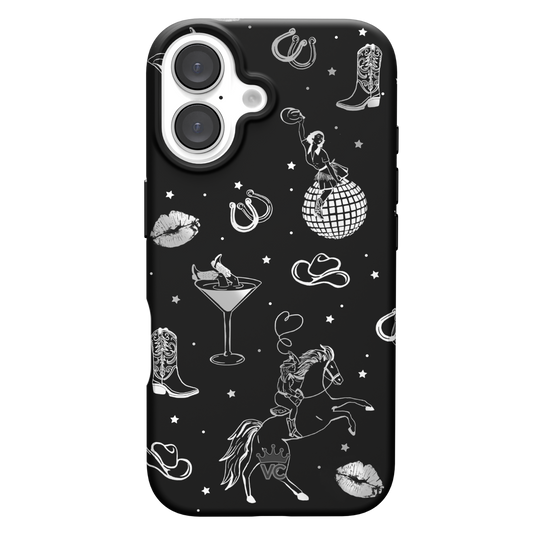Disco Cowgirl iPhone Case – Trendy Protective Phone Cover