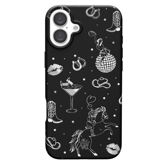 Disco Cowgirl iPhone Case – Trendy Protective Phone Cover