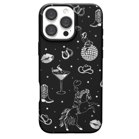 Disco Cowgirl iPhone Case – Trendy Protective Phone Cover