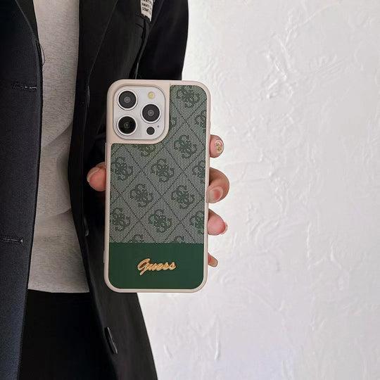Stylish Lux Monogram Phone Cases in Assorted Colors
