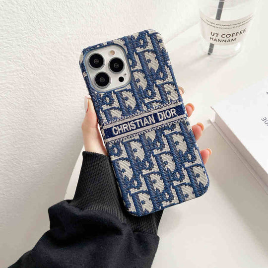 Designer Elegant Canvas Monogram Lady Phone Case