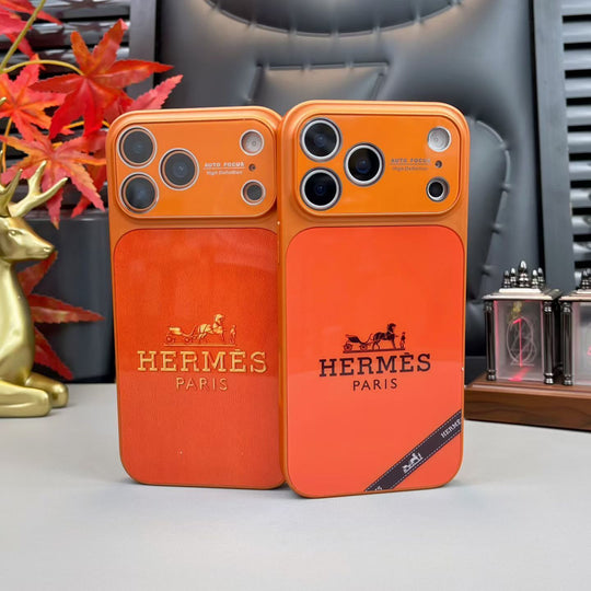 Premium H Glass Case For iPhone 17 / 16 / 15 / 14