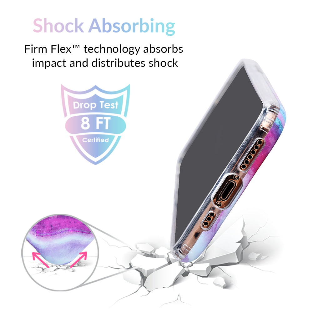 Geode Glitter Clear iPhone Case – Stylish Slim Phone Cover