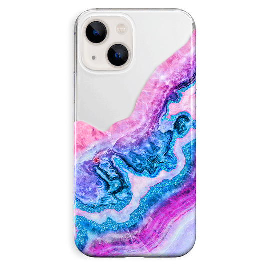 Geode Glitter Clear iPhone Case – Stylish Slim Phone Cover