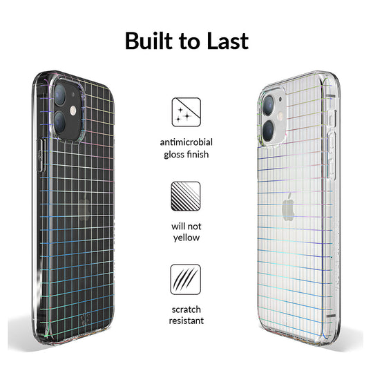 Off The Grid Holo iPhone Case – Luxury Aesthetic Phone Cover