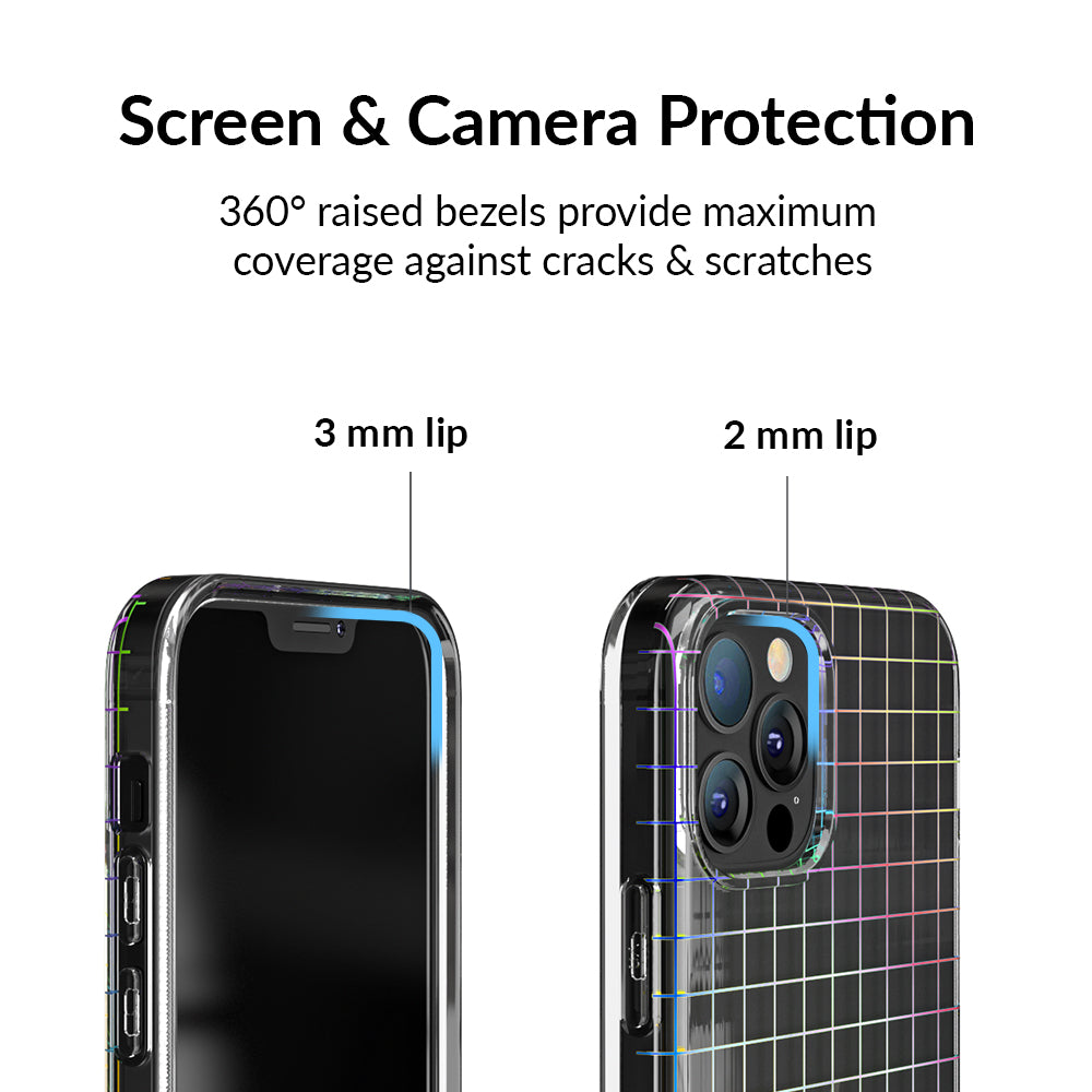 Off The Grid Holo iPhone Case – Luxury Aesthetic Phone Cover