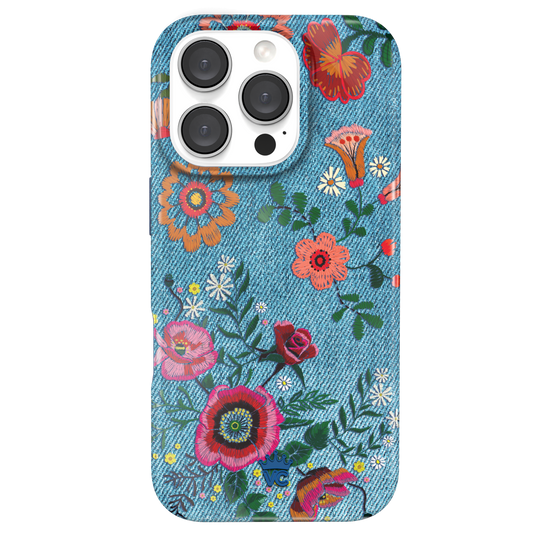 Groovy Floral iPhone Case – Luxury Aesthetic Phone Cover