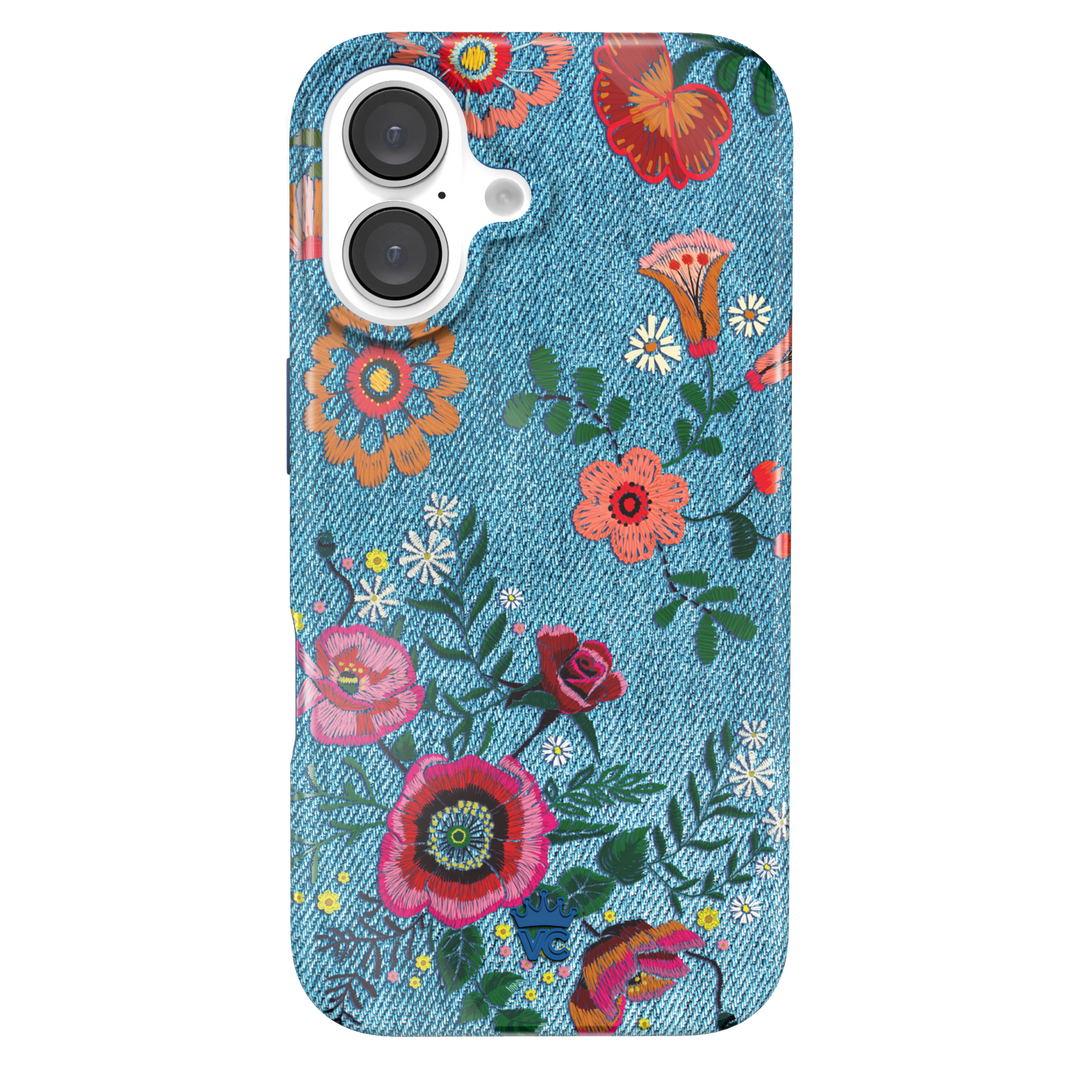 Groovy Floral iPhone Case – Luxury Aesthetic Phone Cover