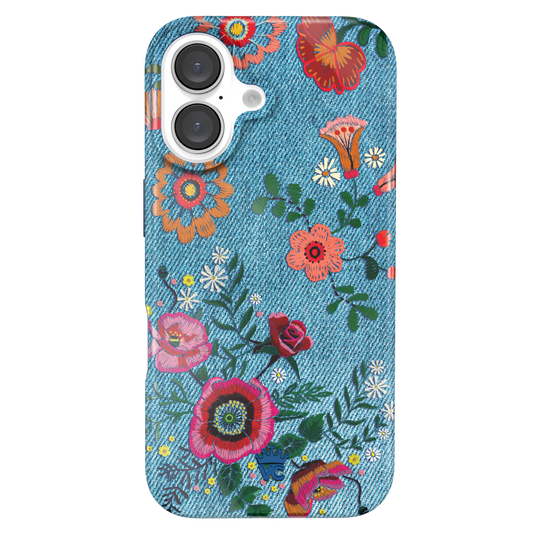 Groovy Floral iPhone Case – Luxury Aesthetic Phone Cover