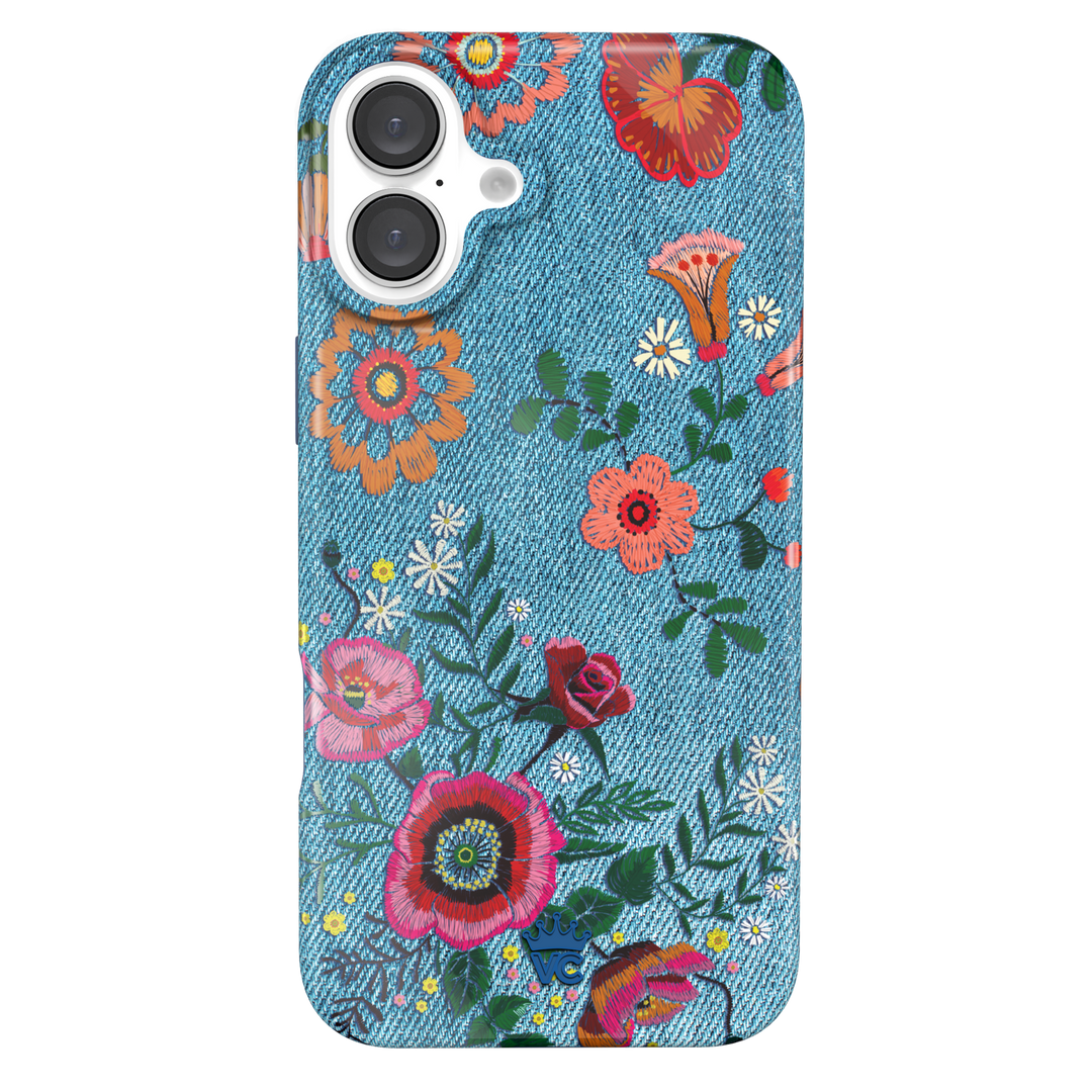 Groovy Floral iPhone Case – Luxury Aesthetic Phone Cover