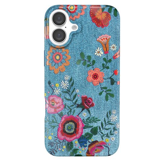 Groovy Floral iPhone Case – Luxury Aesthetic Phone Cover