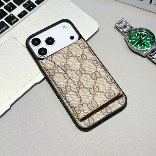 Style Card Holder Wallet iPhone Case for iPhone 17 / 16 / 15 / 14 – Premium Luxury Cover